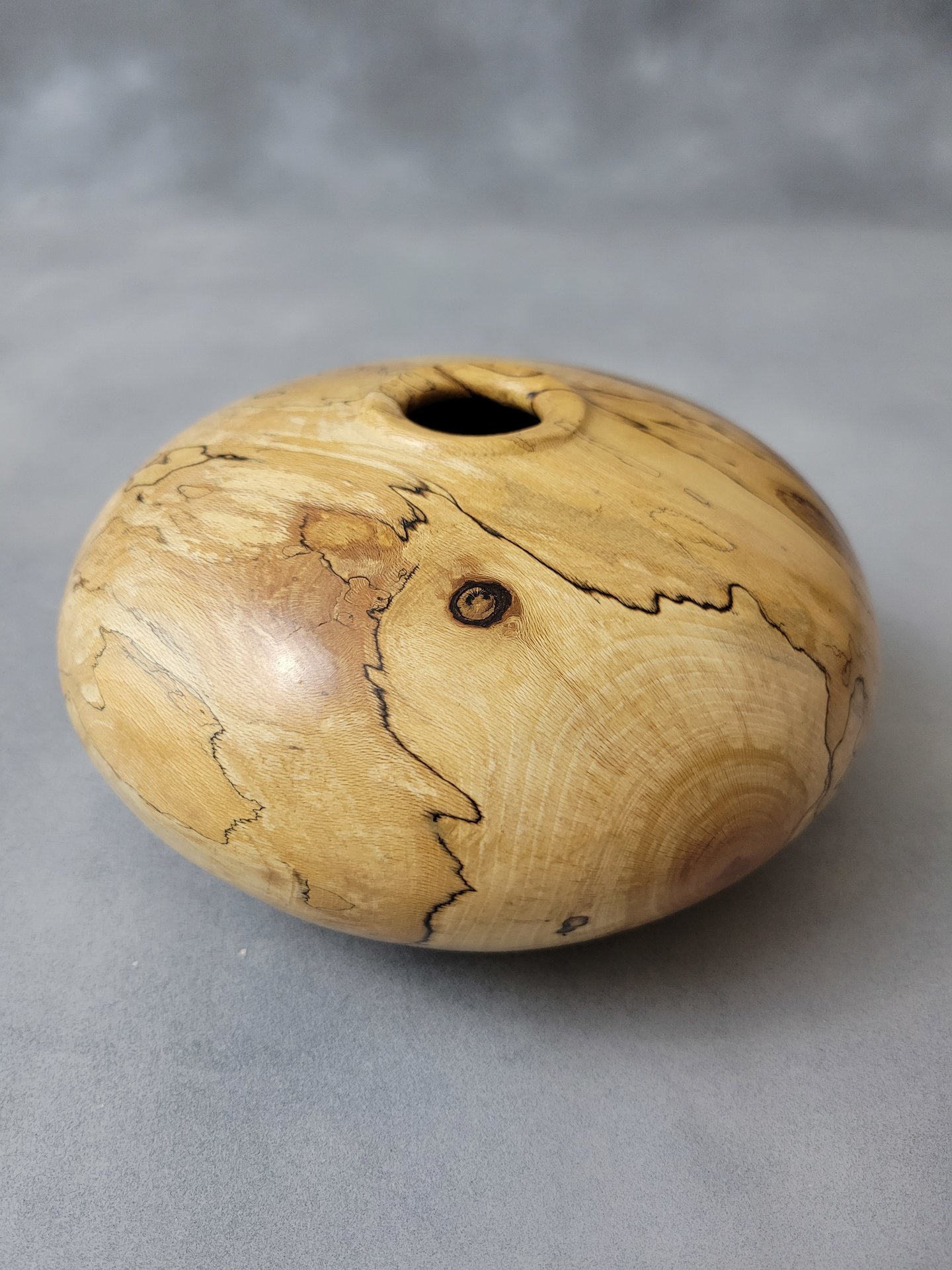 Spalted sycamore hollow form