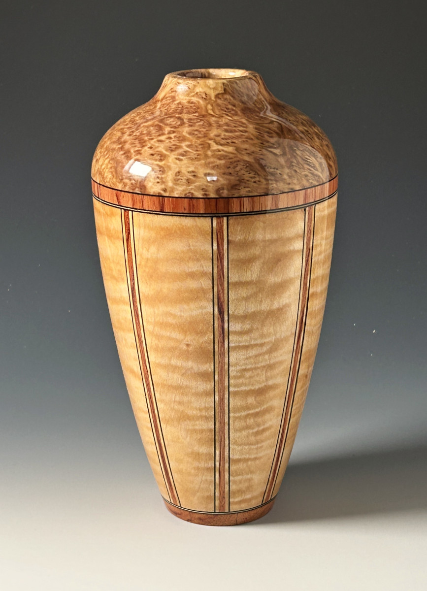 Stave constructed Vase