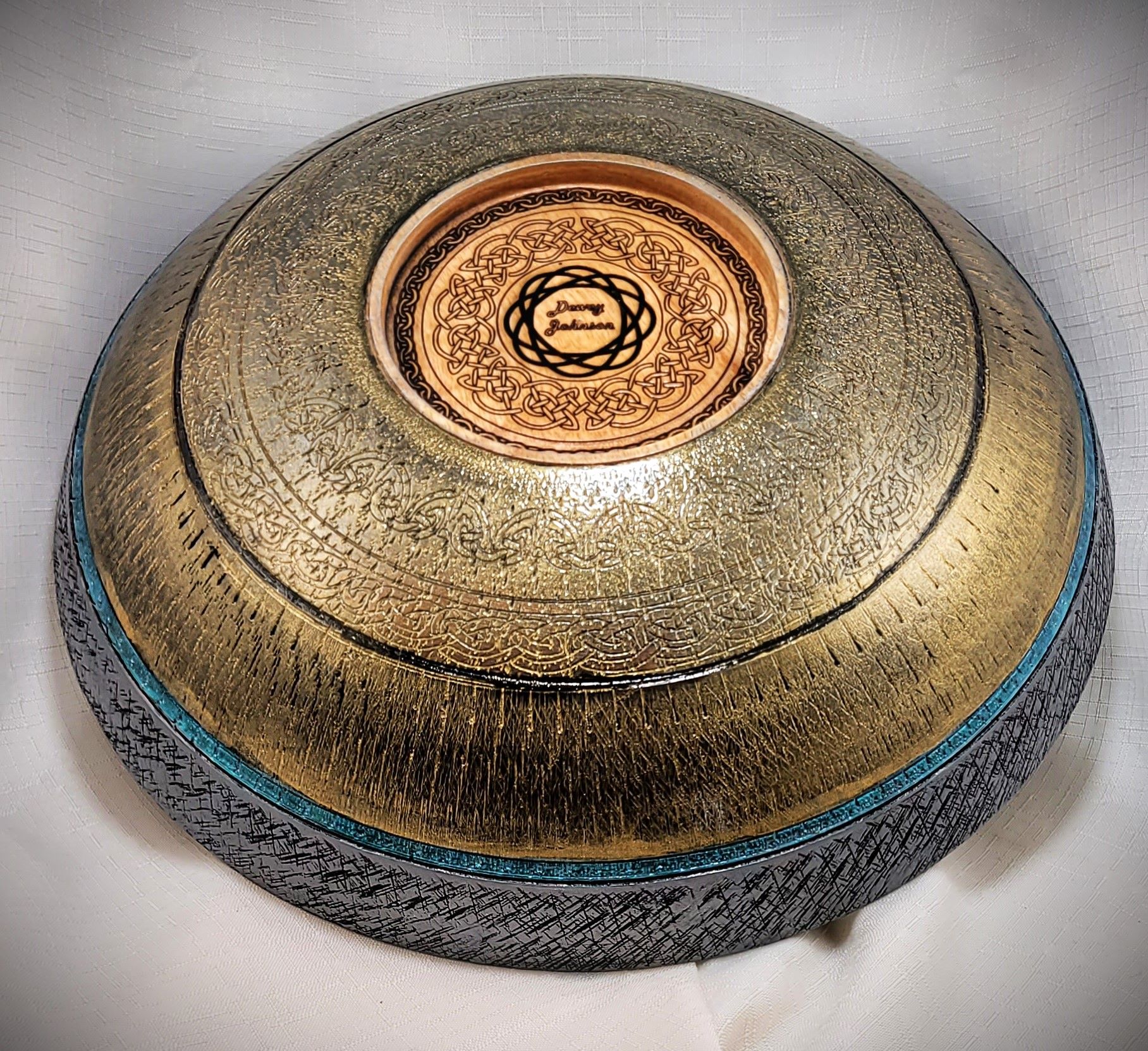Textured and Engraved Bowl Bottom