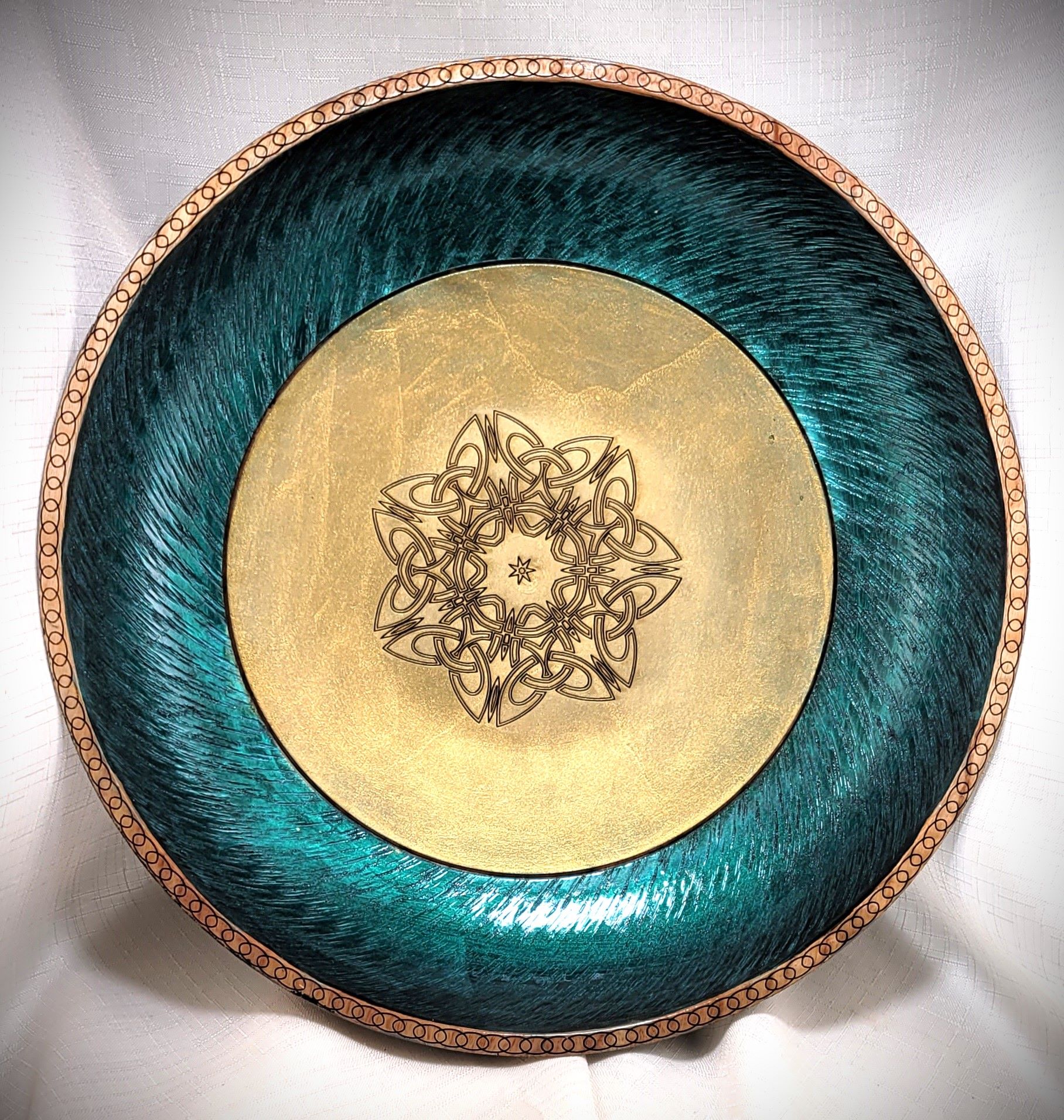 Textured and Engraved Bowl