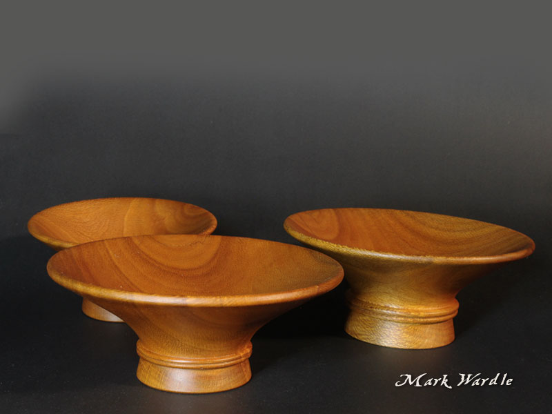 Three small bowls in Banksia