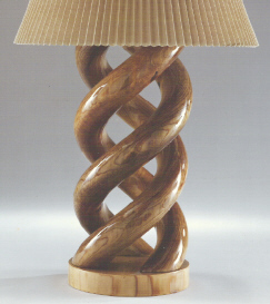 Three spiral lamp
