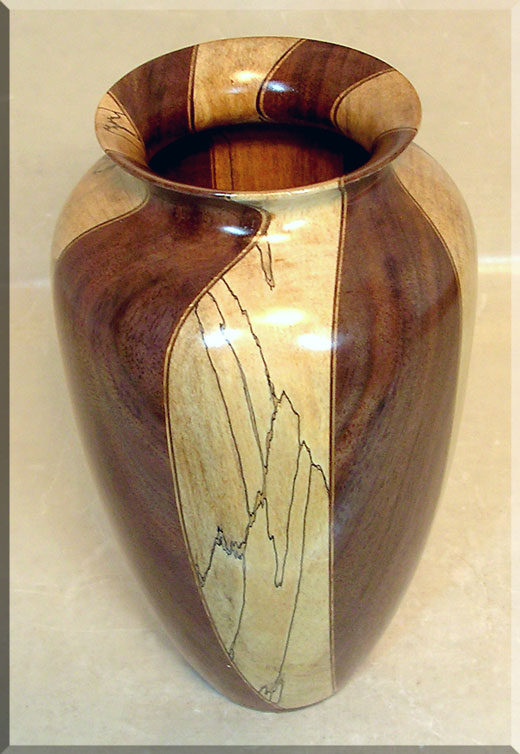 Triangle Stave Segmented Vase A