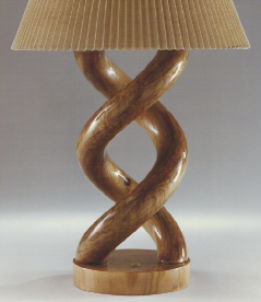 Two spiral lamp
