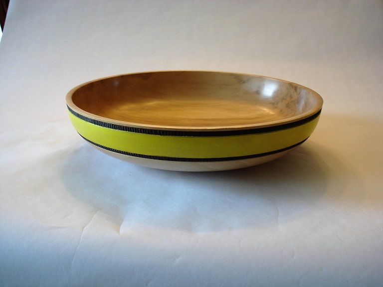 Yellow striped bowl