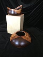 Hawaiian Milo Wood - Sister Bowls.JPG