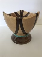 # 91 Maple Walnut & Turquoise Vase.jpg