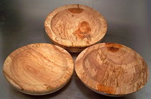 Spalted Apple bowls dried.jpg