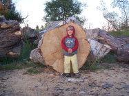 My granson with a White Oak.jpg