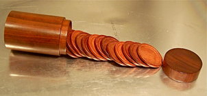 Afcelia coasters and  exotick wood box.jpg