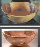 Once turned Apple bowl, new and 23 years later.jpg