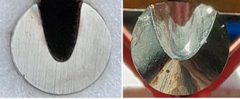 Before and after regrinding Tantung flute.jpg Before and after regrinding Tantung flute.jpg