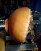 Curly Bradford Pear Live Edge in Progress.jpg Curly Bradford Pear Live Edge in Progress.jpg