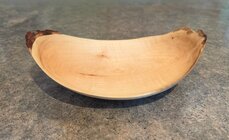 Maple live edge fist attempt .jpeg