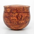 Honduras Rosewood Burl Round Bottom Box.jpg