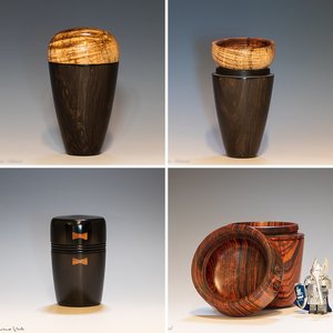 KEA Woodturning Boxes