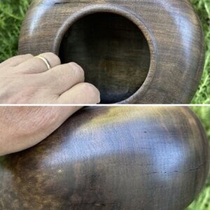 Claro walnut bowl