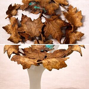 Quilted Poplar Maple Leaf Bowl