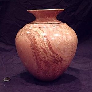 black cherry hollow vessel