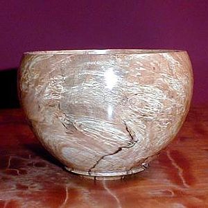 maple burl bowl