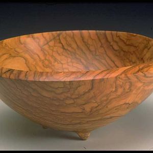 Olive Bowl with 3 feet