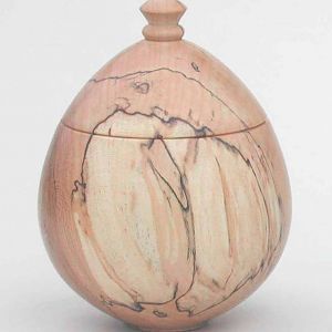 LIdded Box, spalted maple