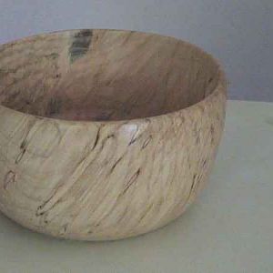Spalted maple bowl