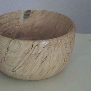 Spalted maple bowl