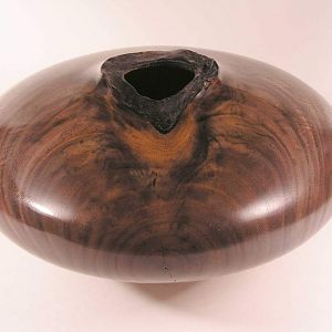 Walnut Natural Rim Hollow Form