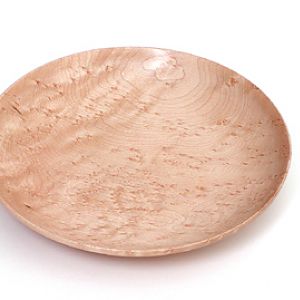 Bird's eye maple dish