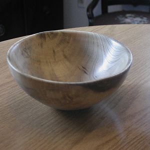 Magnolia bowl side view