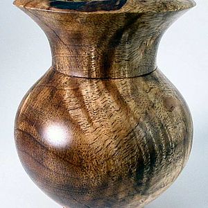 Myrtle Burl & Walnut Hollowform