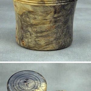 Buckeye Burl/Holly box - 398