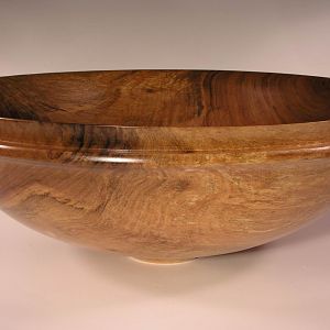 Walnut Bowl-In-Serpentine-Bowl