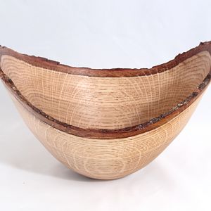 Natural Edge Oak Bowl