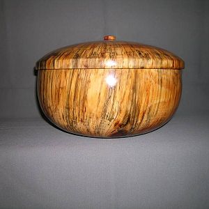 Hawaiian Style Calabash w/cover