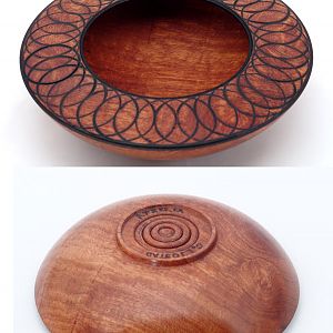 Afzelia Wide Rim Bowl