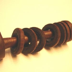 Ironwood baby rattle