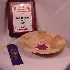 Hickory & Purple Heart Bowl