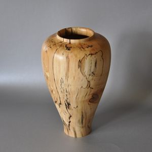 Hollow Form Vase with lid