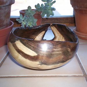 bowl with hole