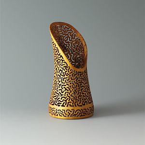 Finned Mini Vase