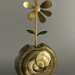 "Rising Moons" Bud Vase