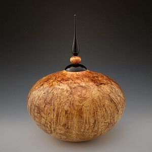 SugarMaple & Gabon Ebony Vessel