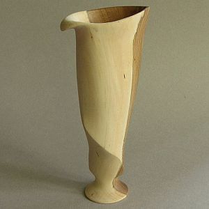 Cherry-plum vase