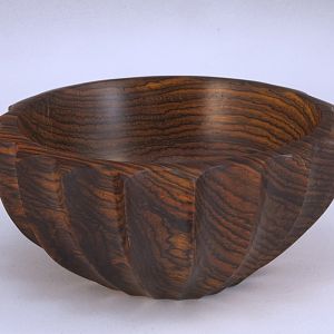 Cocobolo Fluted Bowl