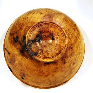 1202-3 Myrtle Burl Bowl (Bottom)