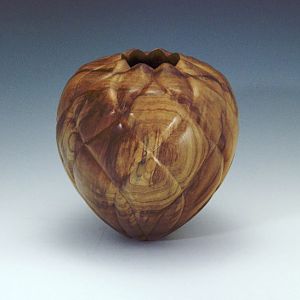 Carved Maple Hollow Form