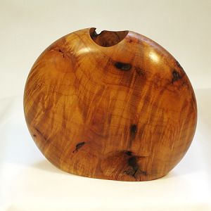 Myrtle Burl Vase 1102-1 Frt