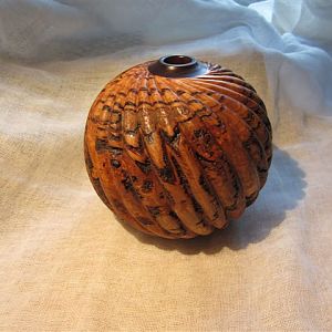Eucalyptus burl with Deadfinish collar